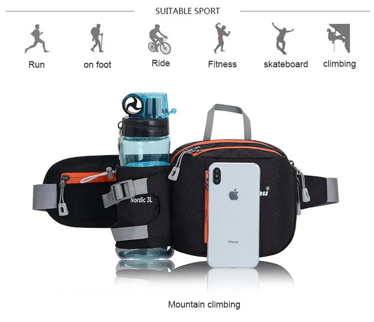 Wautton Ultralight Best Outdoor Fanny Packs for Daily Hiking