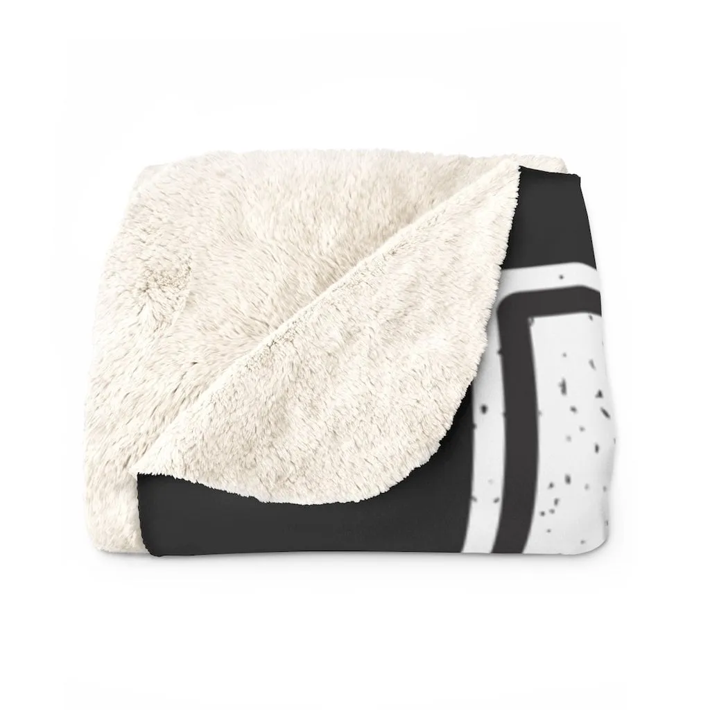 Welcome To The Gahden Basketball Sherpa Fleece Blanket