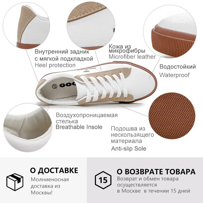 White Sneakers Women Spring Summer Breathable Shoes