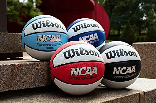 Wilson Killer Crossover Basketball, Blue/White, Youth - 27.5"