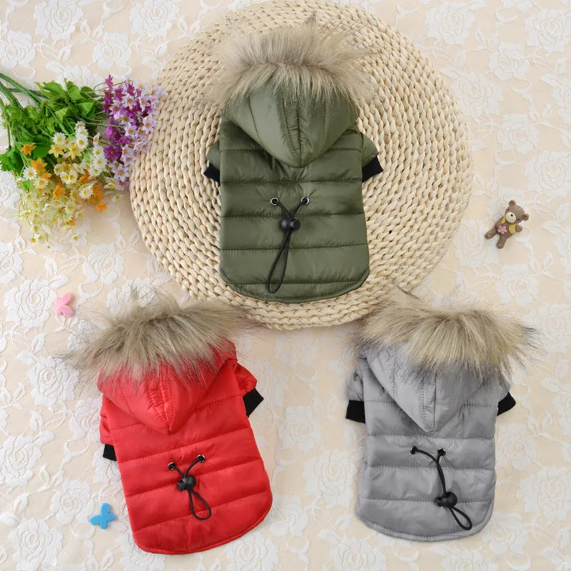 Winter Pet Jacket Warm Padded Dog Coat