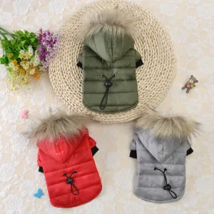 Winter Pet Jacket Warm Padded Dog Coat