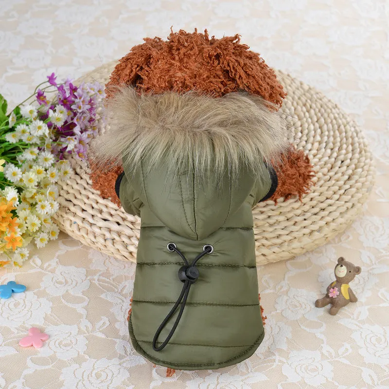 Winter Pet Jacket Warm Padded Dog Coat