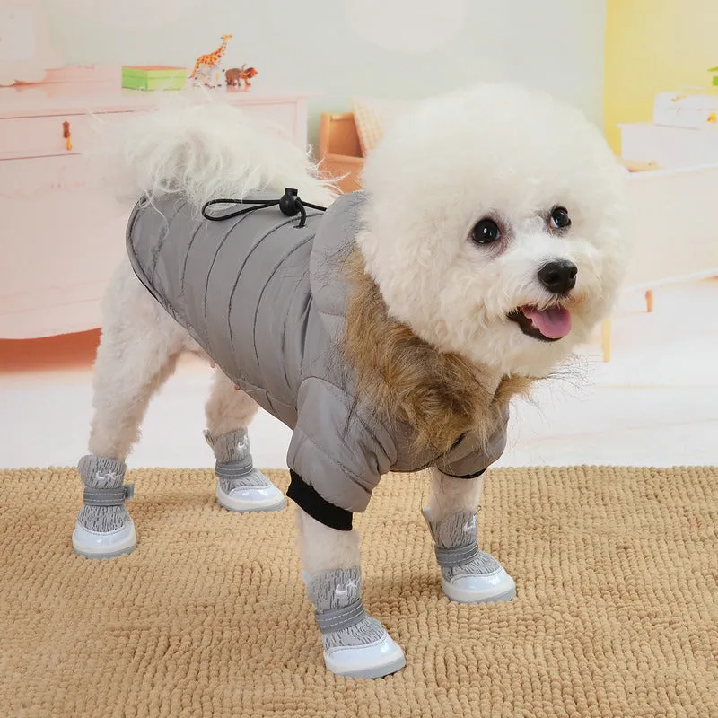 Winter Pet Jacket Warm Padded Dog Coat
