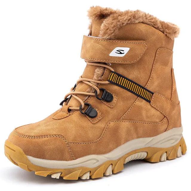 Winter Snow Boots for Women Girls Plush Ankle Booties Ladies High Quality Shoes Woman Comfortable Plus Size 28-41 Botas Mujer