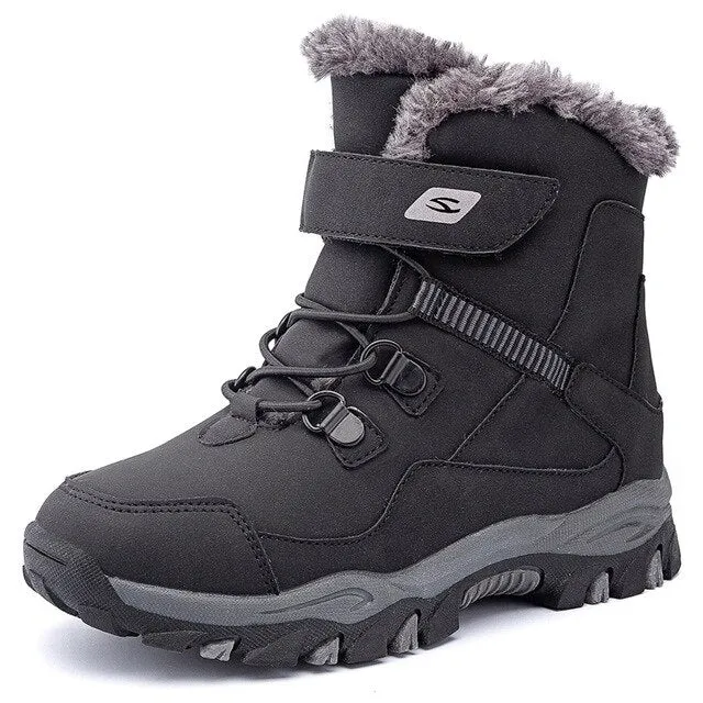 Winter Snow Boots for Women Girls Plush Ankle Booties Ladies High Quality Shoes Woman Comfortable Plus Size 28-41 Botas Mujer