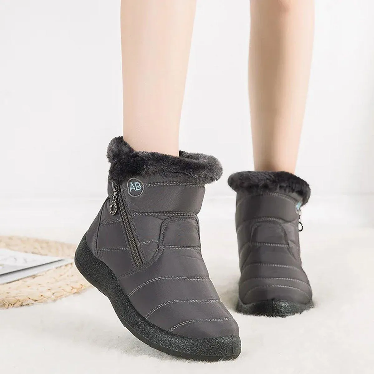 Winter Warm Cotton Shoes Soft Sole Old Beijing Cotton Shoes Women Men Snow Boots