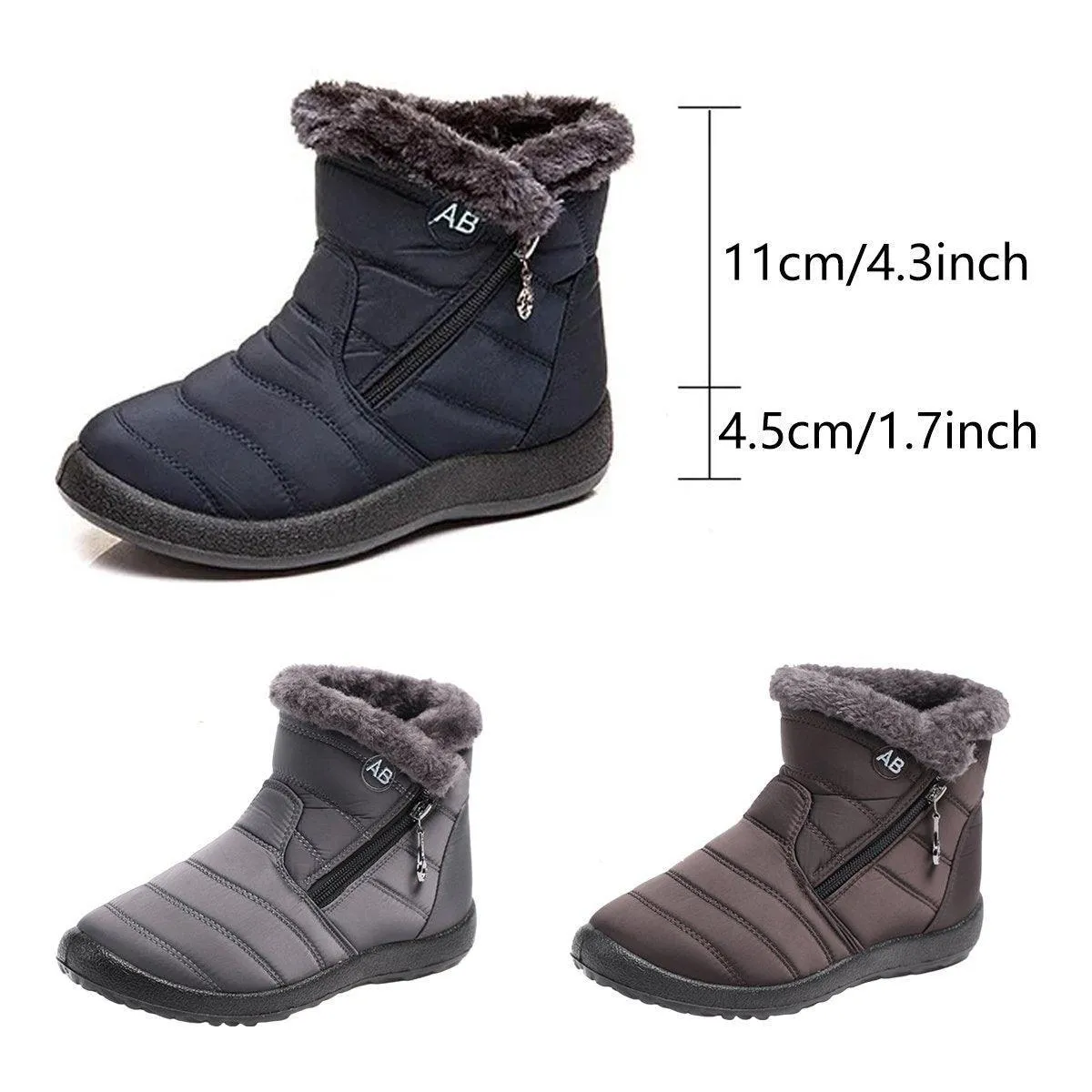 Winter Warm Cotton Shoes Soft Sole Old Beijing Cotton Shoes Women Men Snow Boots