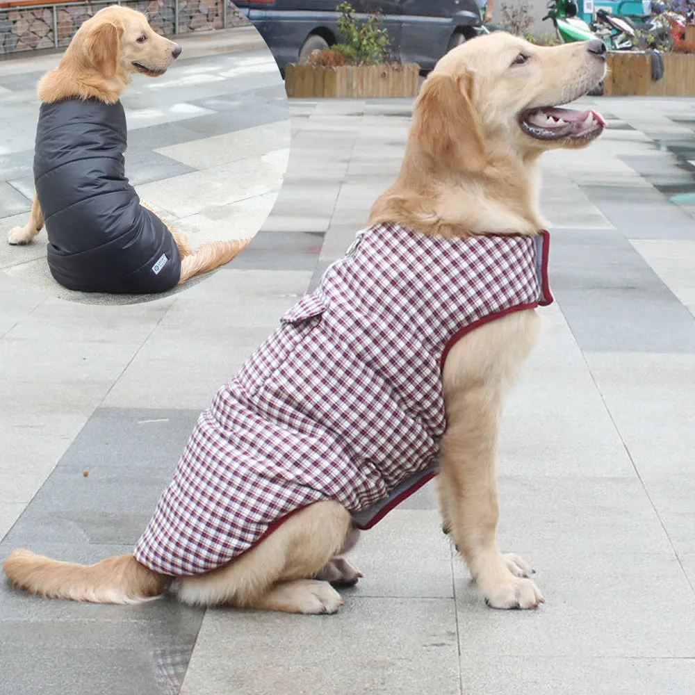 Winter Waterproof Reversible Dog Jacket