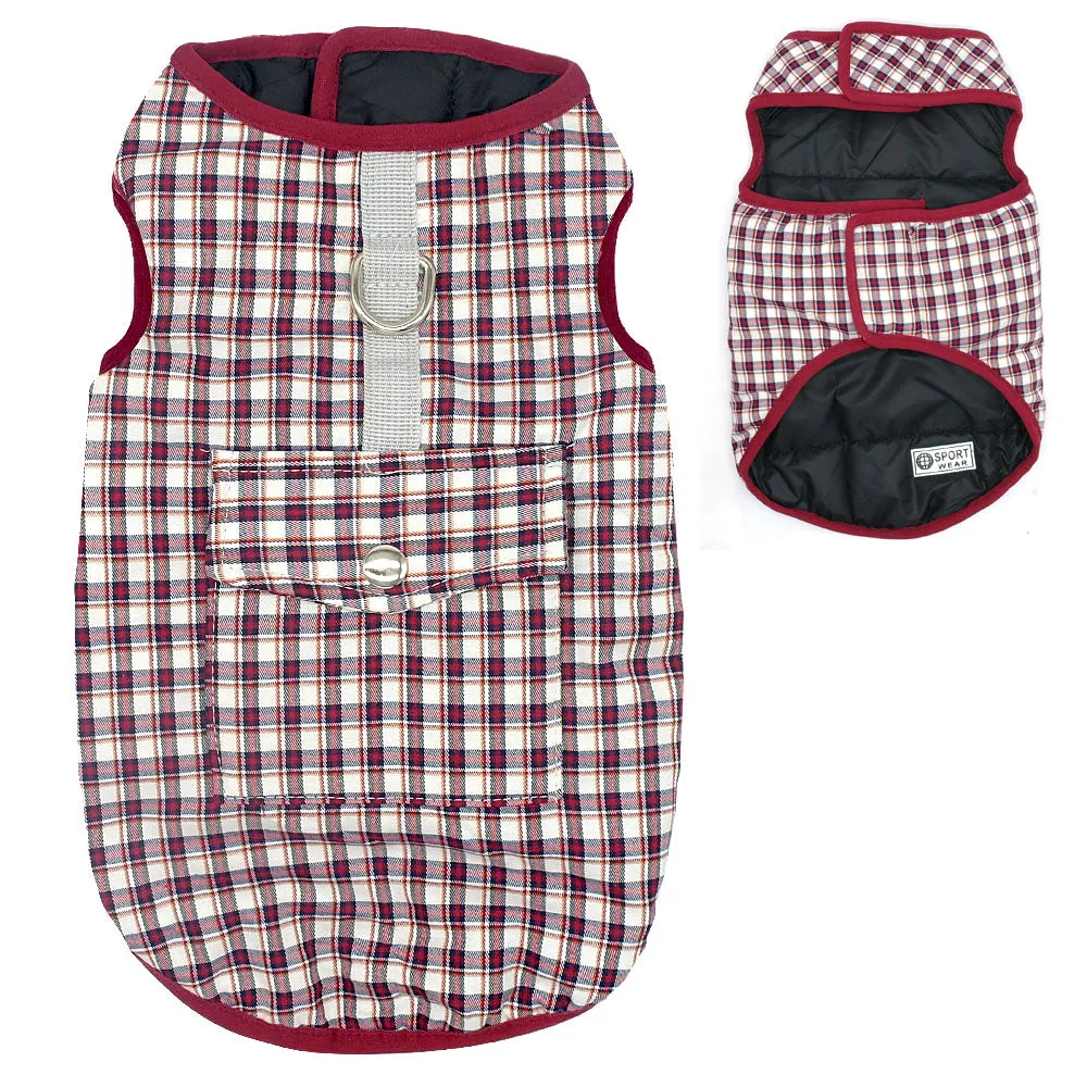 Winter Waterproof Reversible Dog Jacket