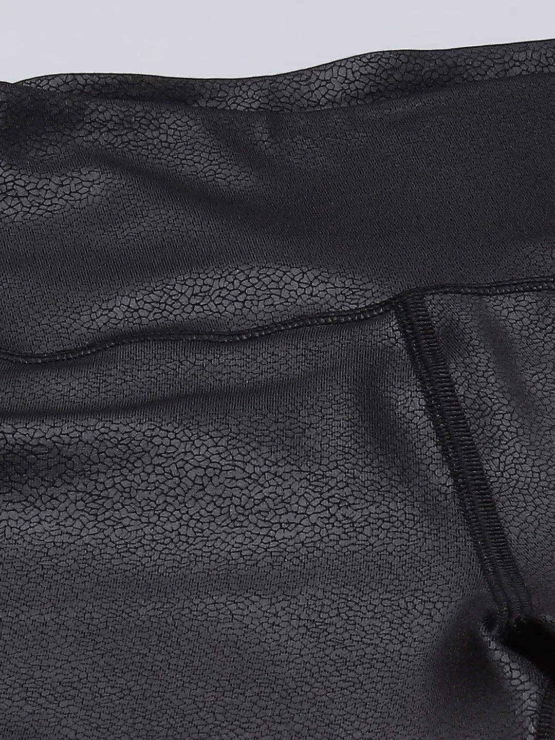 Women Black Animal Printed Slim Fit High-Rise Training Sports Shorts