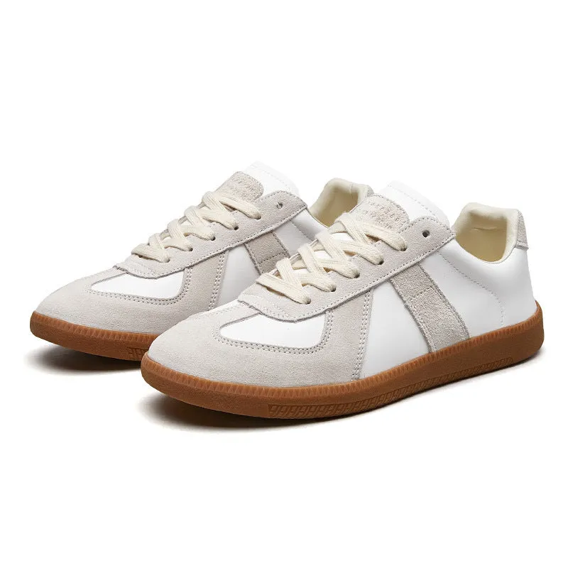 Women's & Men's Training White Retro Sports Flat Lovers Sneakers