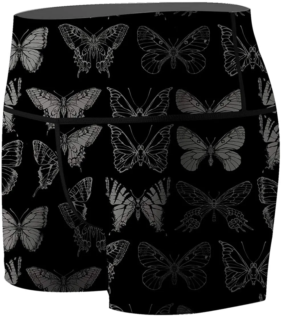 Women's Buttery Compression Shorts Fight Shorts
