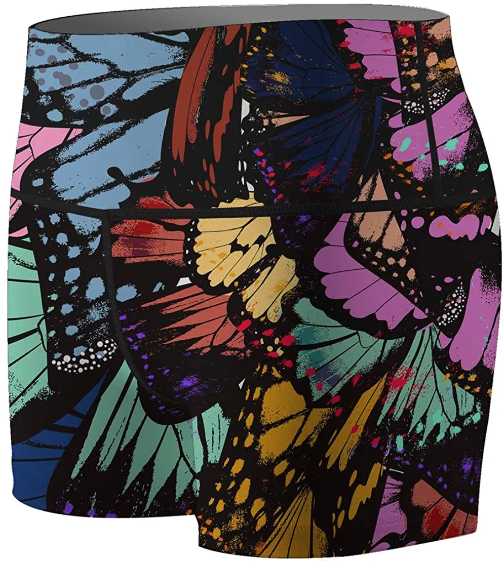 Women's Buttery Compression Shorts Fight Shorts