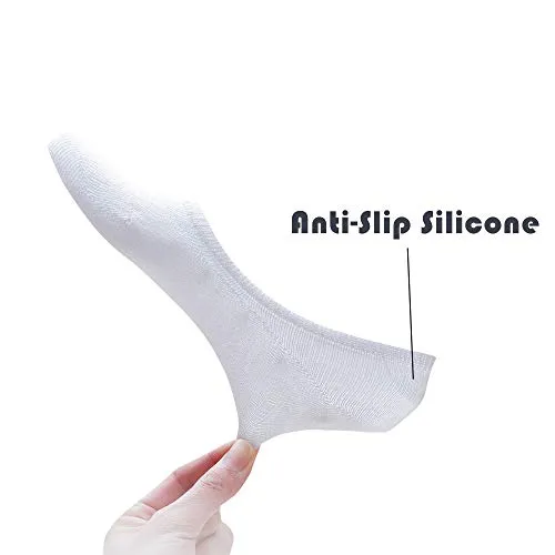 Women's No Show Cushion Socks,Low Cut Invisible Anti-Slid Casual Cotton Socks | Actinput