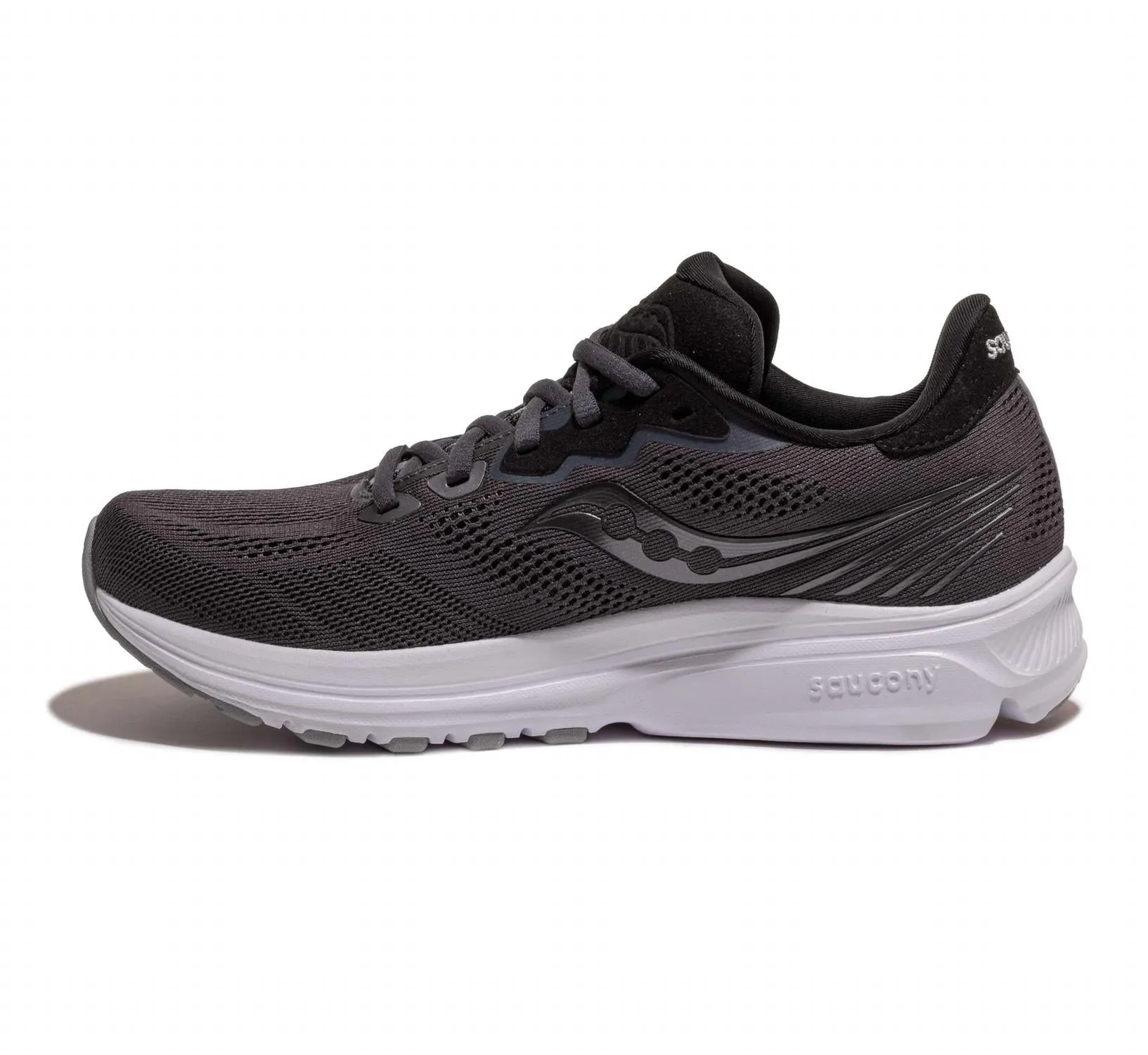 Women's Ride 14 Trail Running Shoes In Charcoal/black