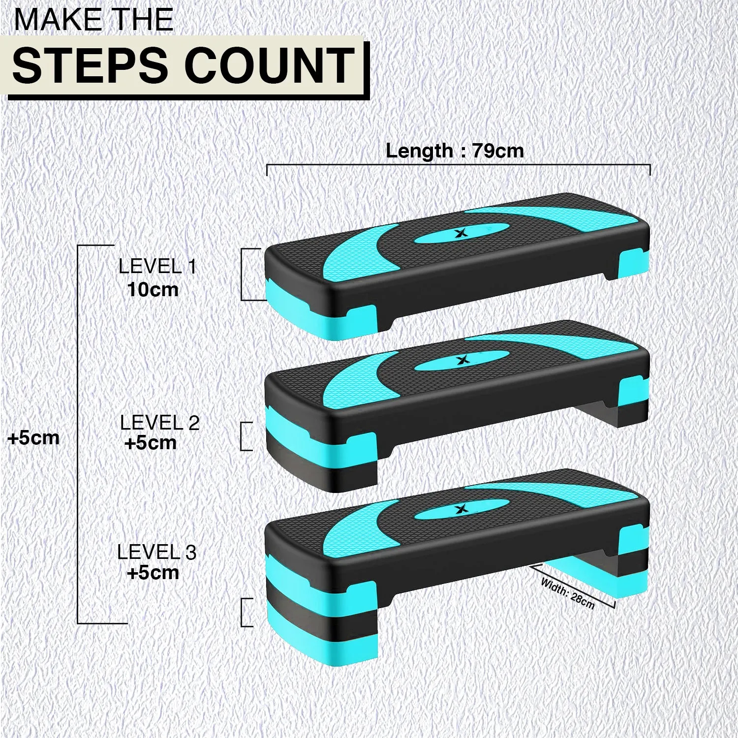 Xn8 Aerobic Stepper 2 Step