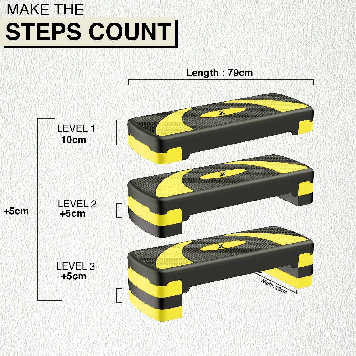 Xn8 Aerobic Stepper 2 Step