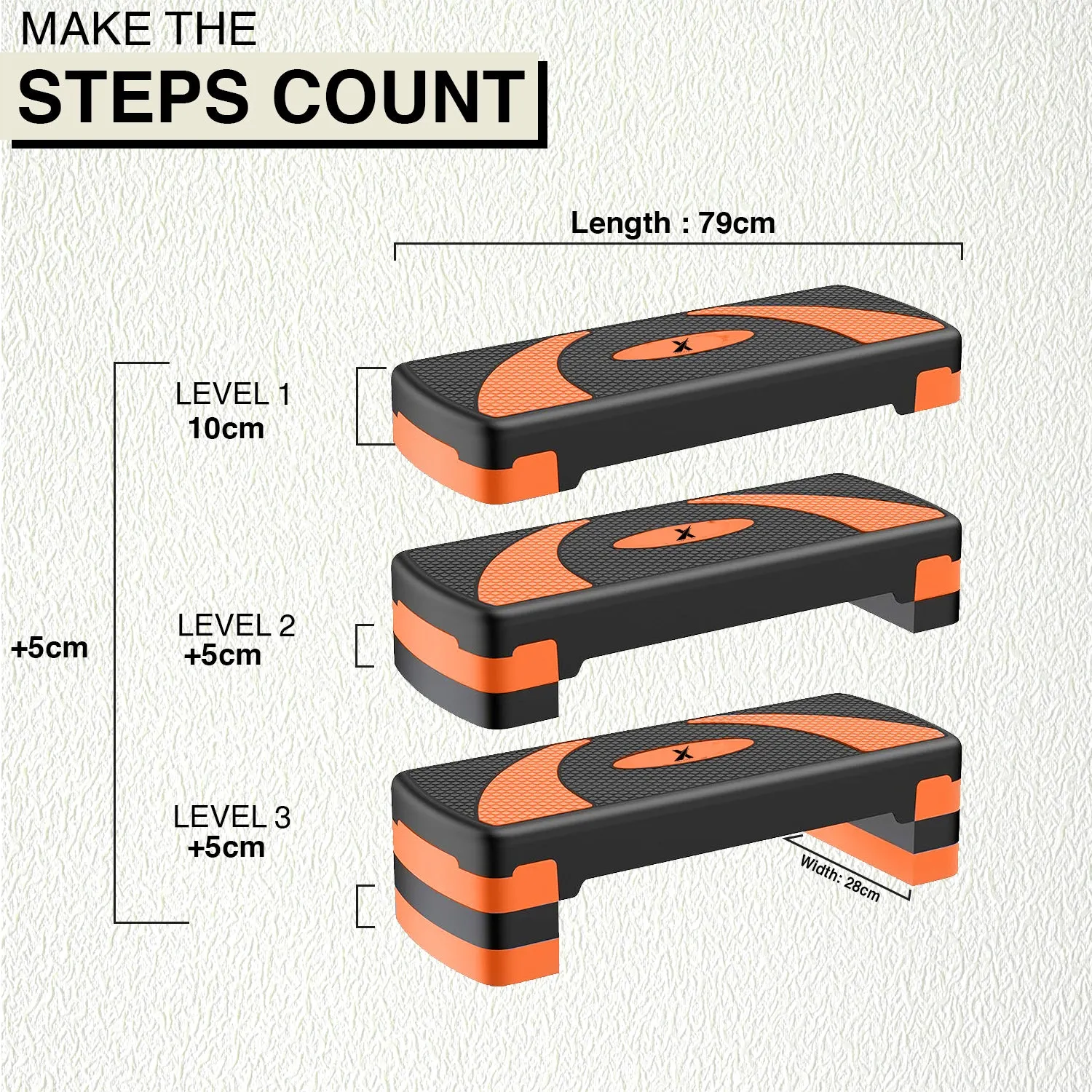 Xn8 Aerobic Stepper 2 Step