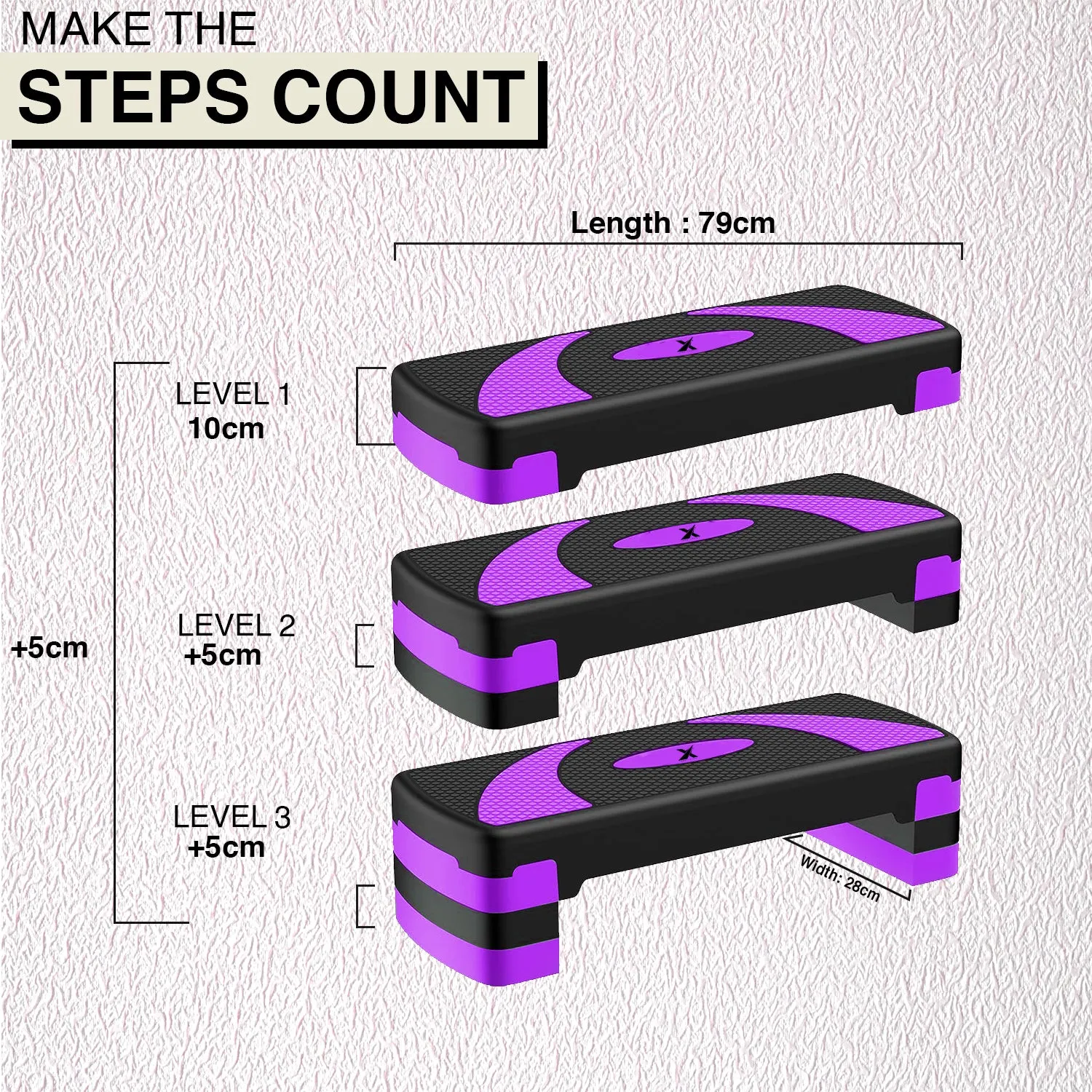 Xn8 Aerobic Stepper 2 Step