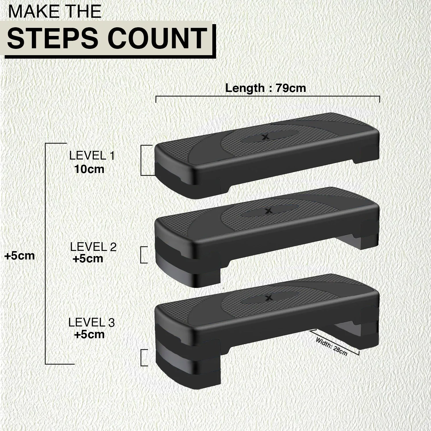 Xn8 Aerobic Stepper 2 Step
