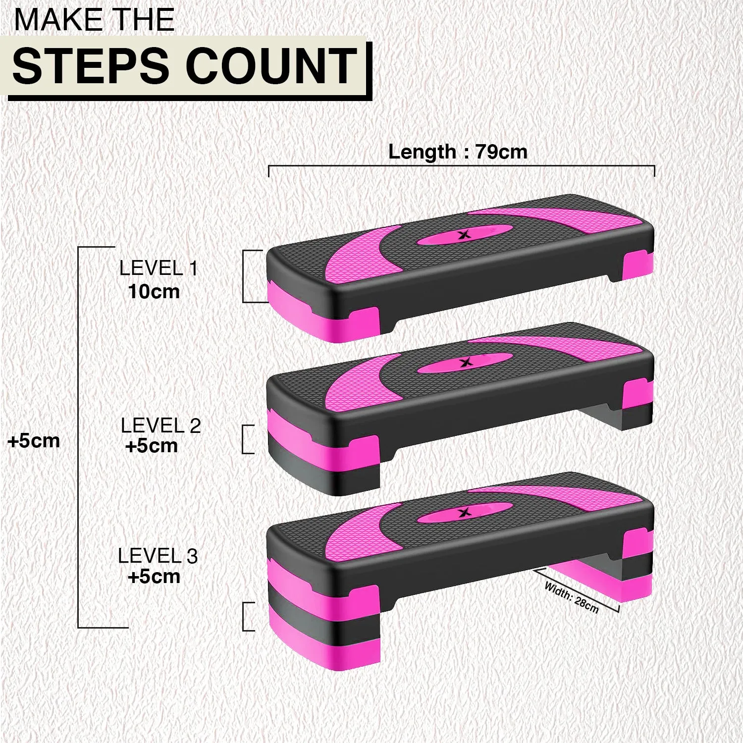 Xn8 Aerobic Stepper 2 Step