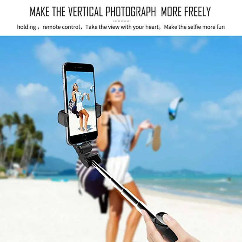 XT09 Tripod Stand Extendable 360?? Rotation Self-timer Bluetooth Selfie Stick Monopod Foldable Live XT10 Mobile Phone Bracket XT09 green