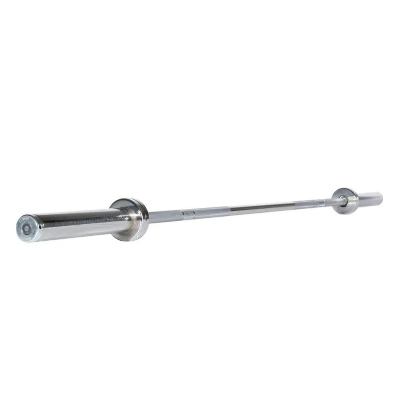 York Barbell | International Women's Needle-Bearing Olympic Training Bar - 6.5ft (25mm)