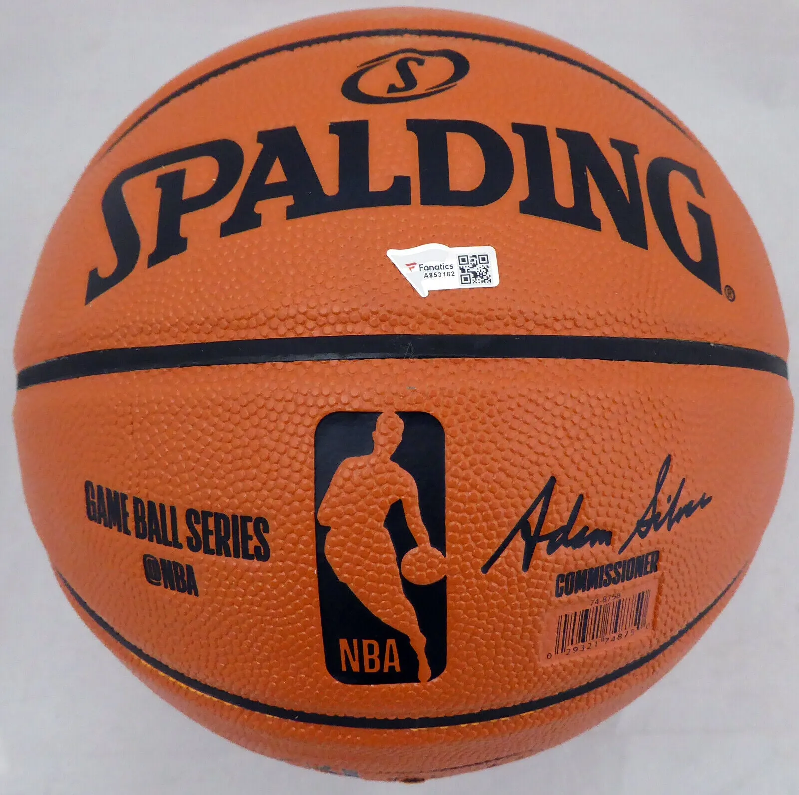 ZION WILLIAMSON AUTOGRAPHED SPALDING I/O BASKETBALL PELICANS FANATICS 185089