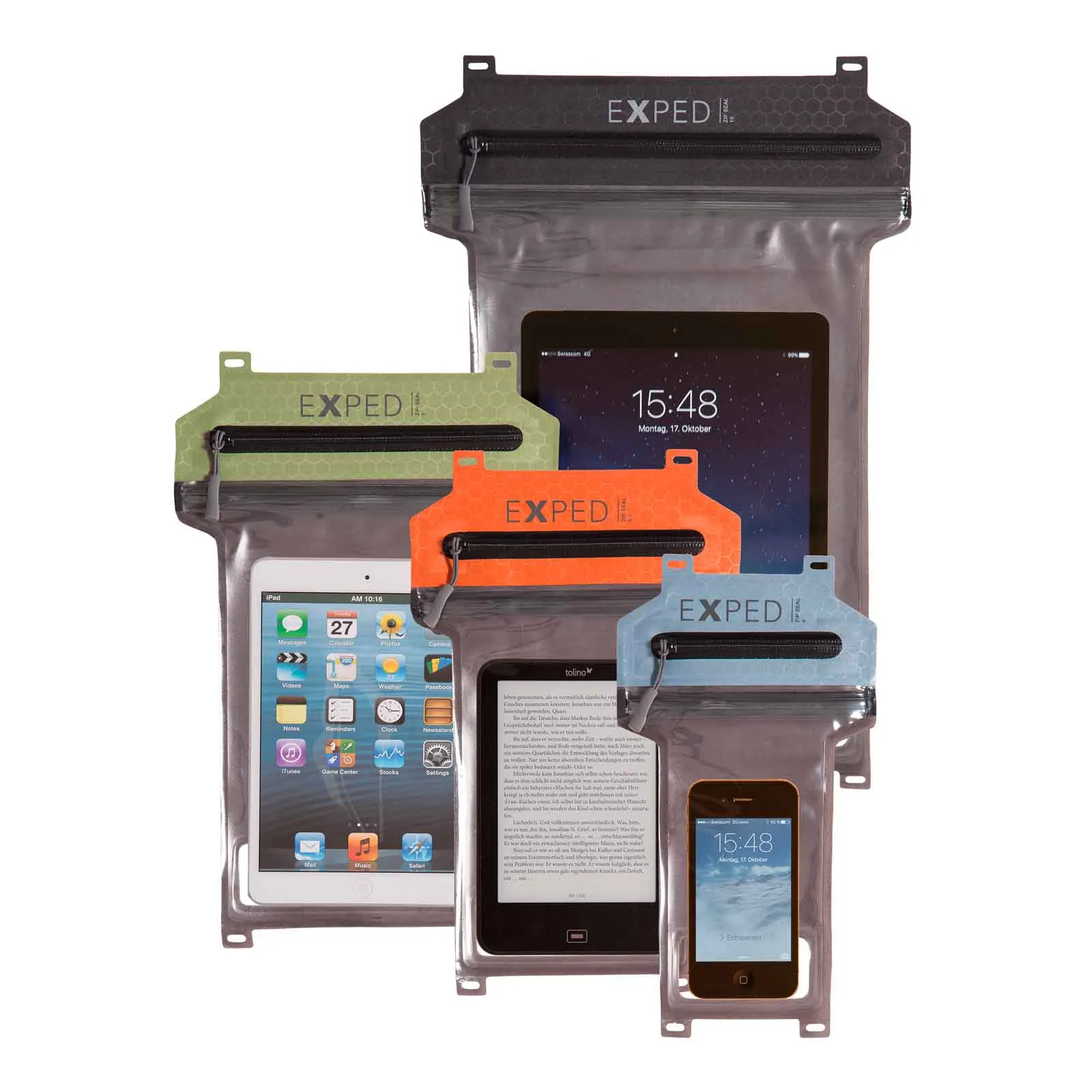 Zip Seal - 100% Waterproof & Transparent cases